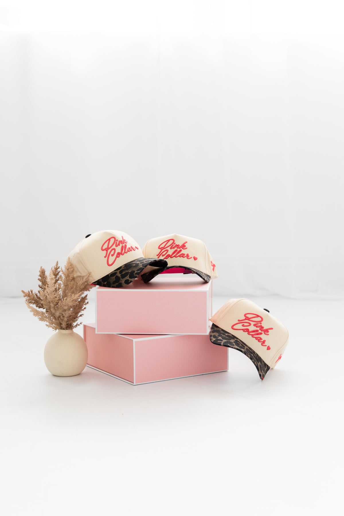 Pink Collar Hat