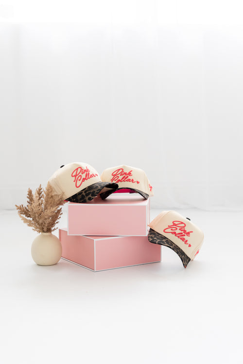 Pink Collar Hat